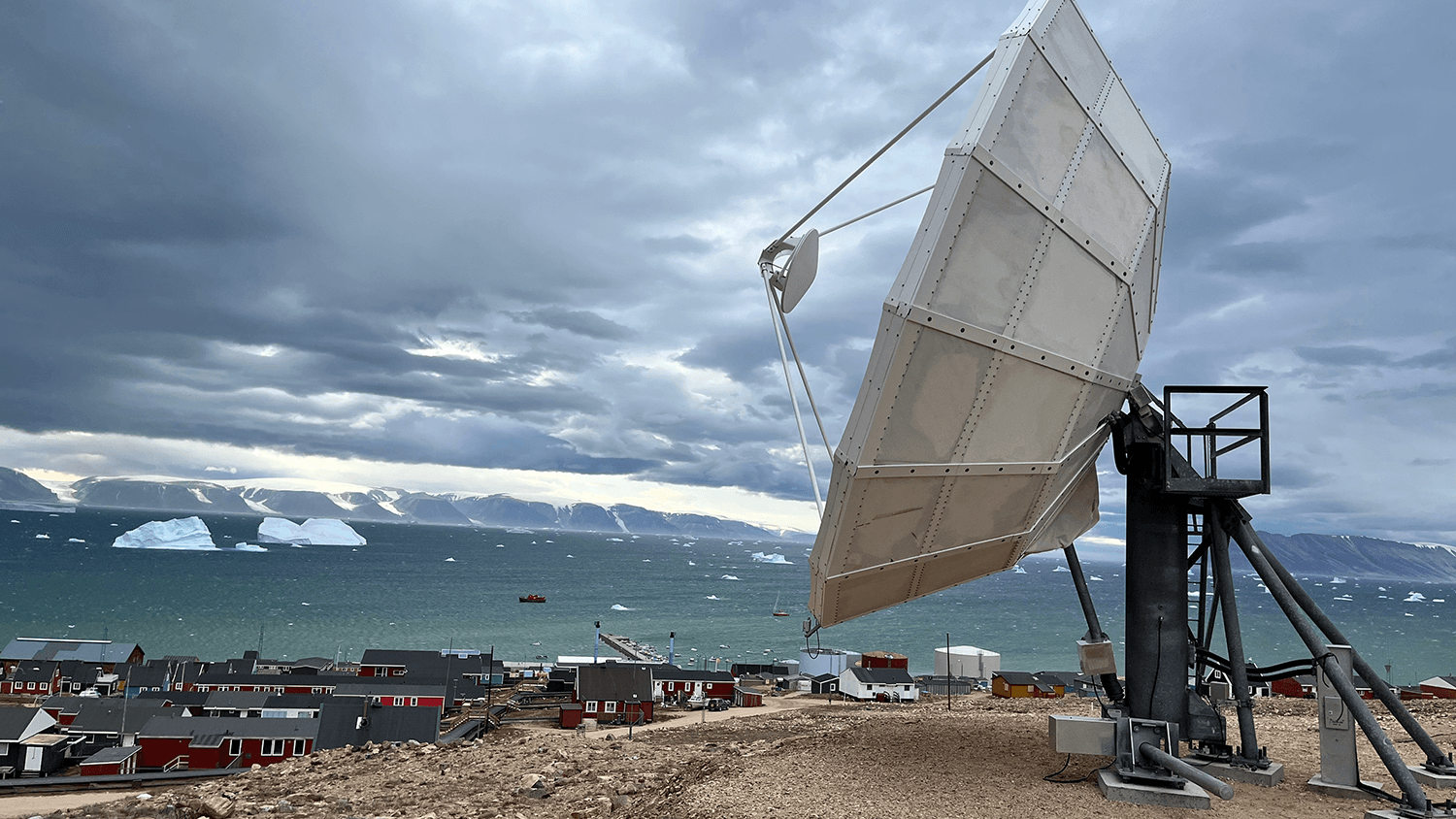 Satellite Station in Qaanaaq, Greenland